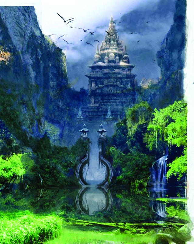 Heavenly Sword Concept Art (Heavenly Sword Press Disc): Temple Front