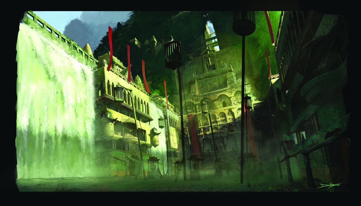 Heavenly Sword Concept Art (Heavenly Sword Press Disc): Courtyard