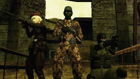 Metal Gear Solid: Portable Ops Plus Screenshot (Konami On Screen Line-Up 2007|2008 Press Kit): New soldiers B