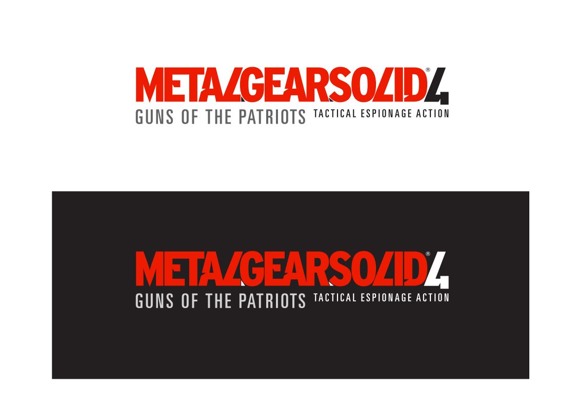 metal gear solid 4 logo