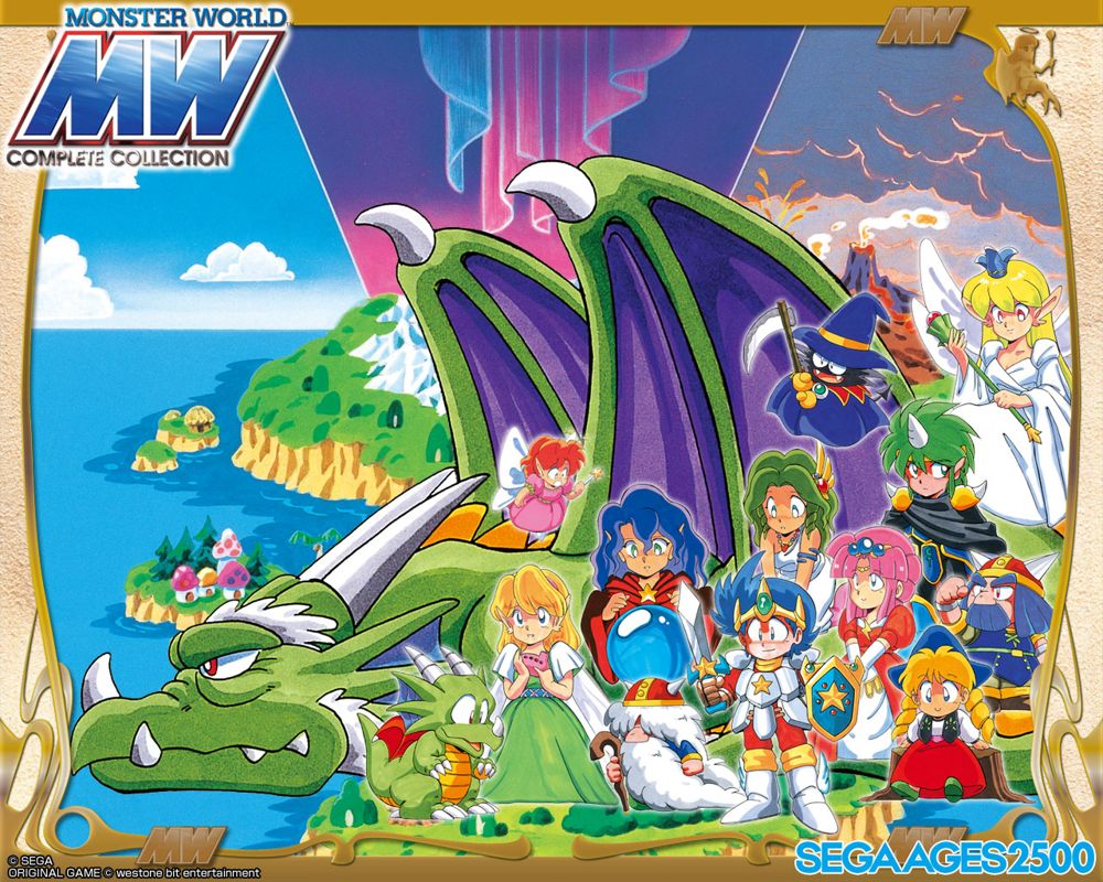 Sega Ages 2500: Vol.29 - Monster World: Complete Collection official  promotional image - MobyGames