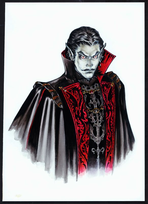 Castlevania: The Dracula X Chronicles Concept Art (Konami On Screen Line-Up 2007|2008 Press Kit): Dracula