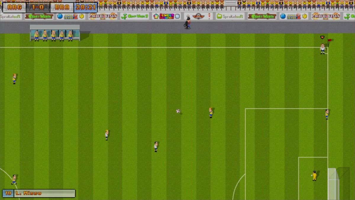16-Bit Soccer Screenshot (Nintendo.co.jp)