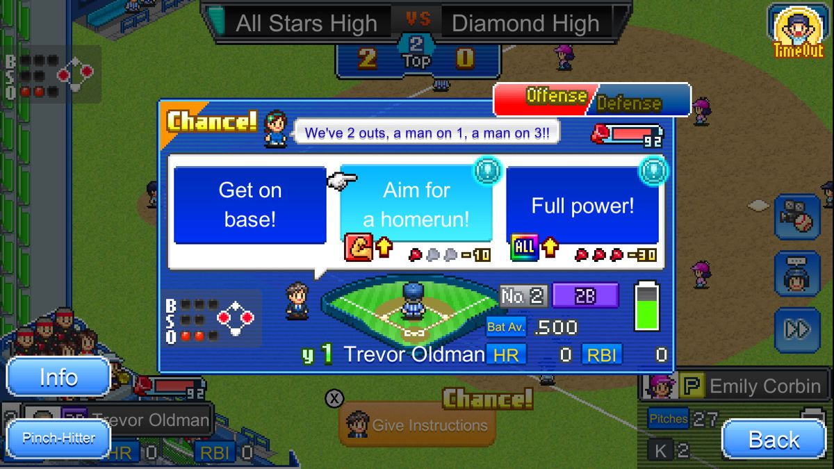 Home Run High Screenshot (Nintendo.com)