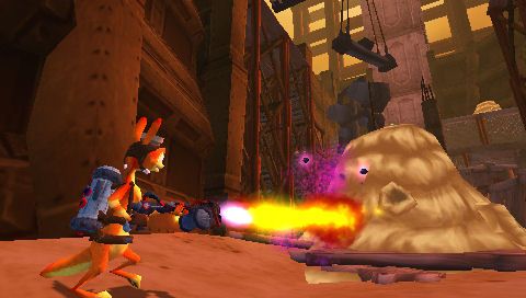 Daxter Screenshot (Daxter Press Disc): Construction Site