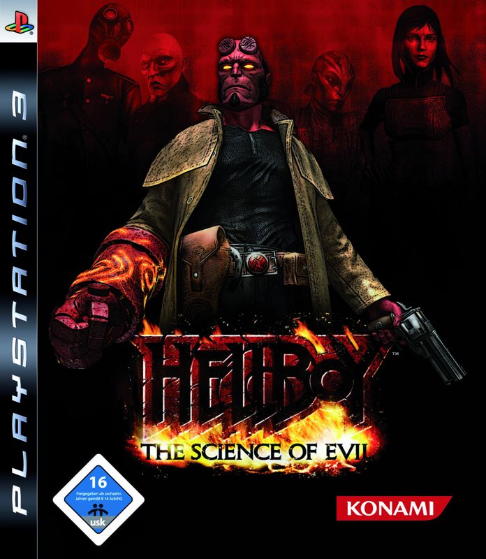 Hellboy: The Science of Evil Other (Konami Press Assets Line-Up 2008|2009): PS3 packshot (USK)