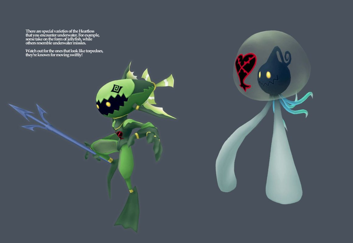 Kingdom Hearts Concept Art (Official Press Kit - Heartless): Heartless - Atlantica