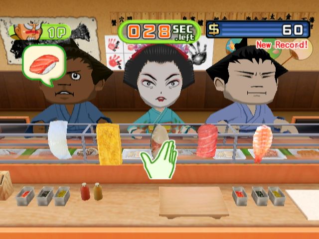 Help Wanted: 50 Wacky Jobs Screenshot (Konami Press Assets Line-Up 2008|2009): Sushi Master