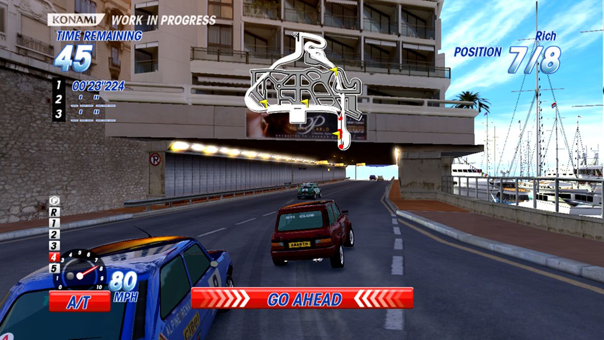 GTI Club: Rally Côte d'Azur Screenshot (Konami Press Assets Line-Up 2008|2009)