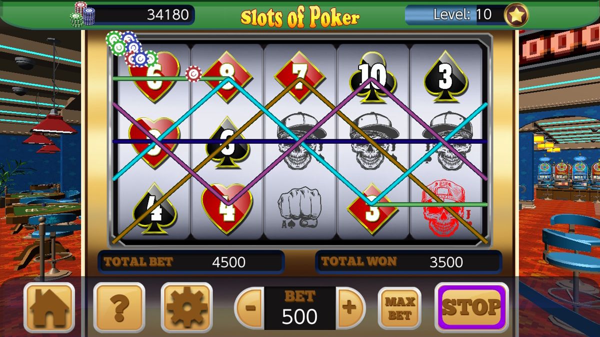 Slots of Poker: Ace's Casino Screenshot (Nintendo.com)