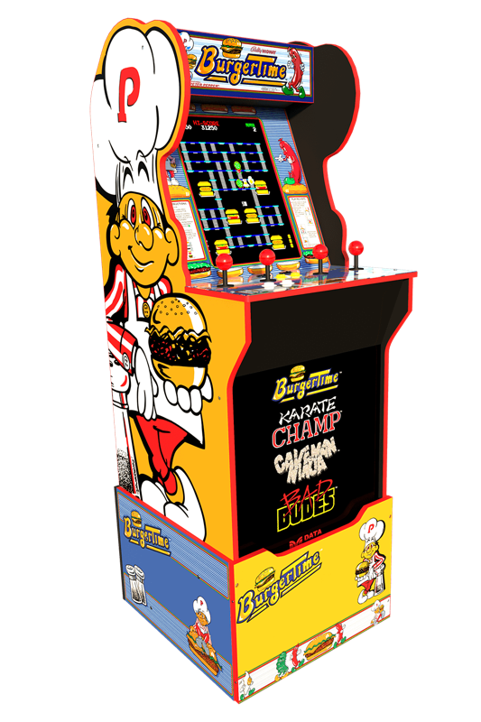 Arcade1Up: BurgerTime Arcade Cabinet Screenshot (Official product photos)