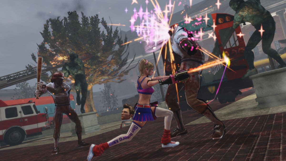 Lollipop Chainsaw Screenshot (Lollipop Chainsaw Asset Disc): Stage 2: Stadium (High-res)