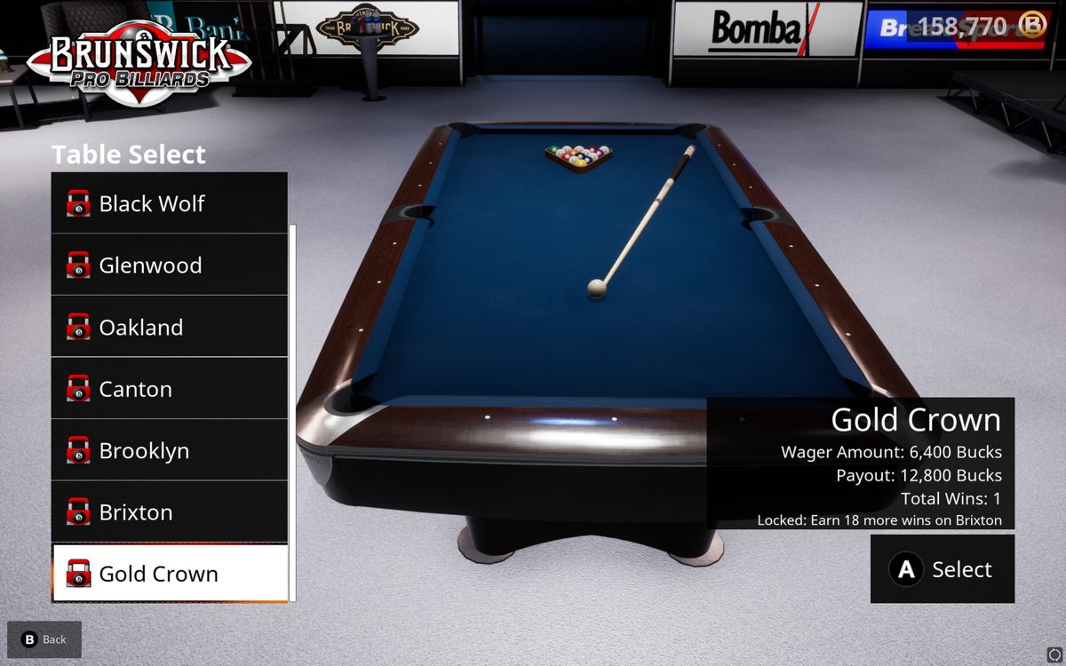 Brunswick Pro Billiards Screenshot (Steam)