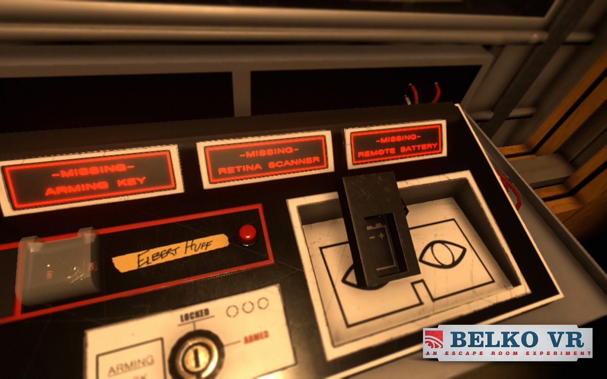 Belko VR: An Escape Room Experiment Screenshot (Steam)