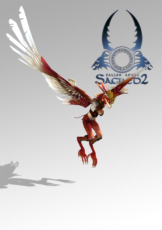 Sacred 2: Fallen Angel Render ( Sacred 2: Fallen Angel Digital Press-Kit): Harpy
