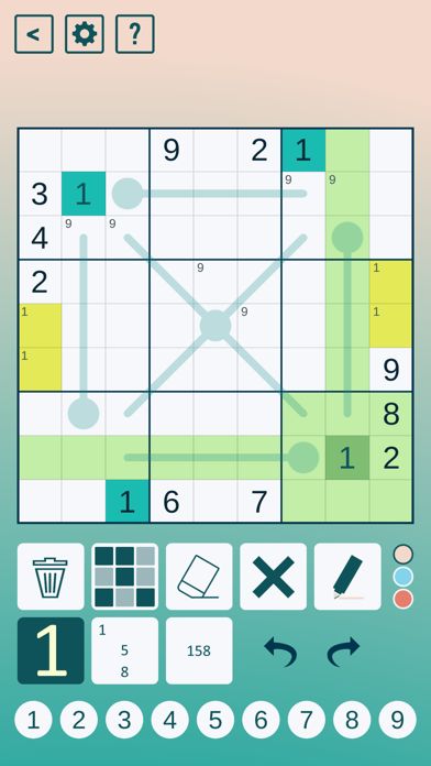Thermo Sudoku Screenshot (iTunes Store)
