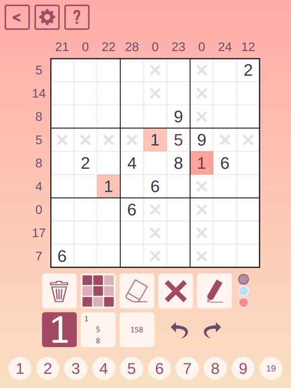 Sandwich Sudoku Screenshot (iTunes Store)