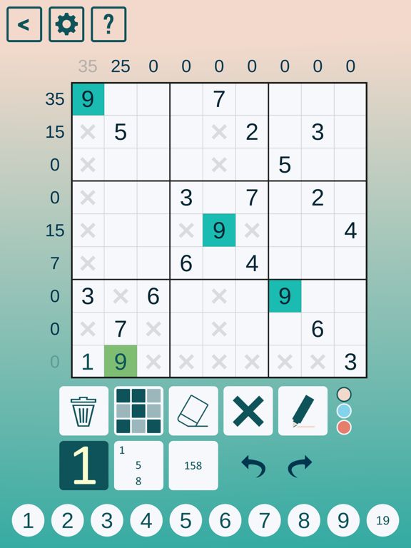 Sandwich Sudoku Screenshot (iTunes Store)