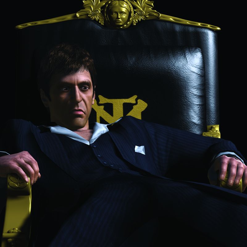 Scarface: The World Is Yours Render (Scarface: The World Is Yours EPK): Tony in Chair