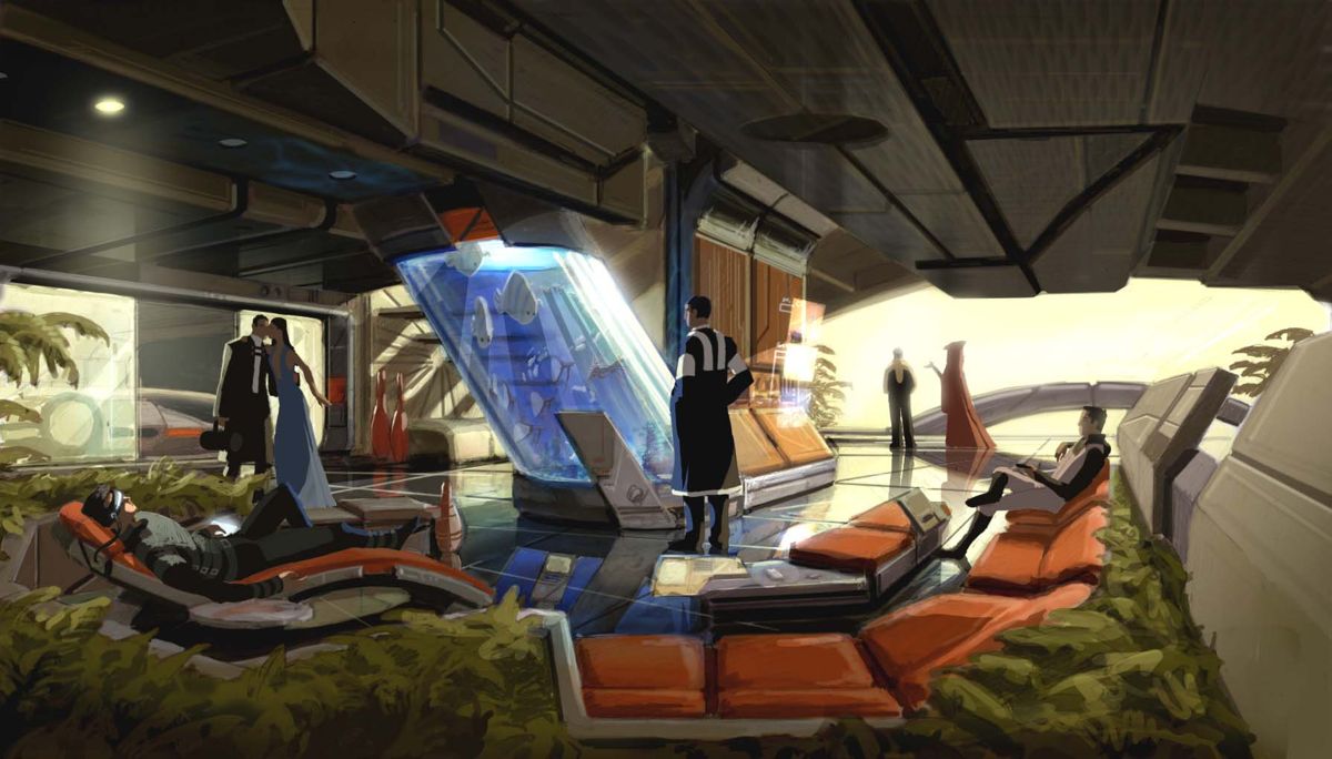 Mass Effect Concept Art (Mass Effect Press Pack): Apartment
