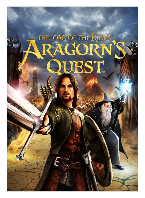 The Lord of the Rings: Aragorn's Quest Other (The Lord of the Rings: Aragorn's Quest / Super Scribblenauts Review Assets Disc): Wii Key Art