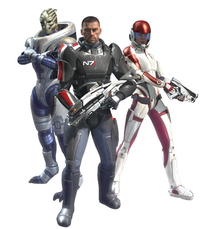 Mass Effect Render (Mass Effect Press Pack): Squad