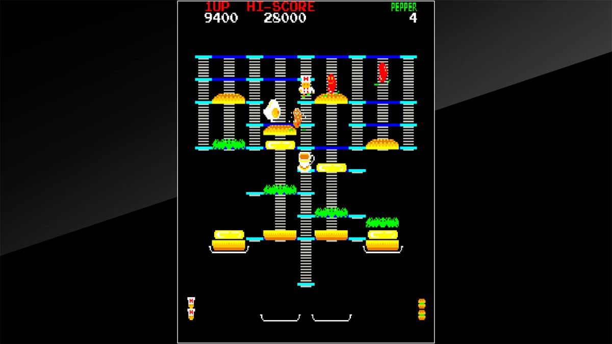 BurgerTime Screenshot (Nintendo.com.au)