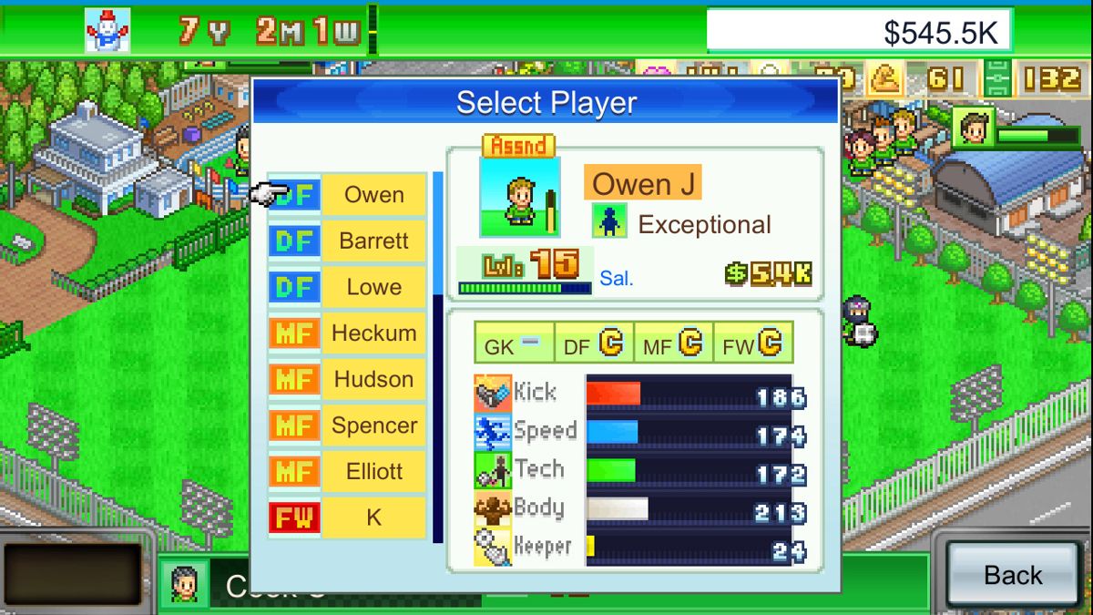 Pocket League Story Screenshot (Nintendo.co.nz)