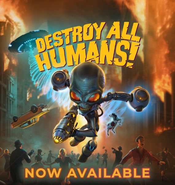 Destroy All Humans! Other (Steam News, 2020-08-04): Steam App release banner via Steam News; retrieved August 4, 2020
