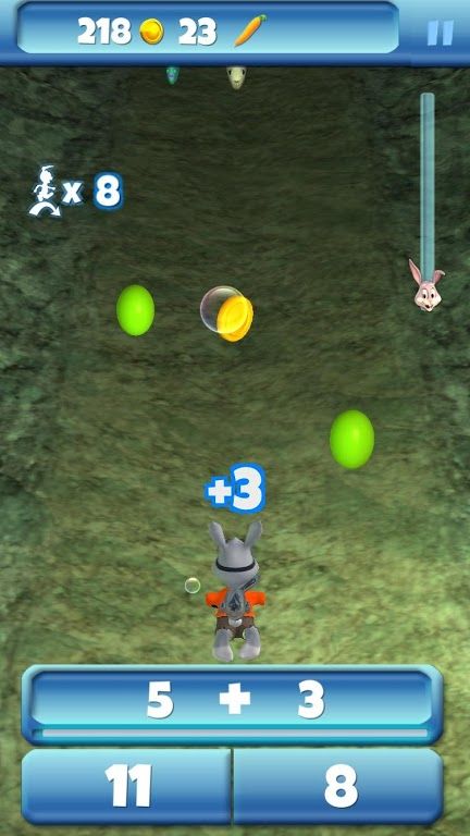 Reader Rabbit Math Race Screenshot (Google Play store)