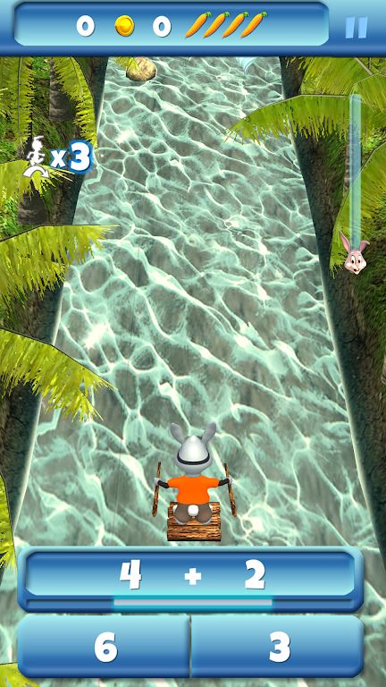 Reader Rabbit Math Race Screenshot (Google Play store)