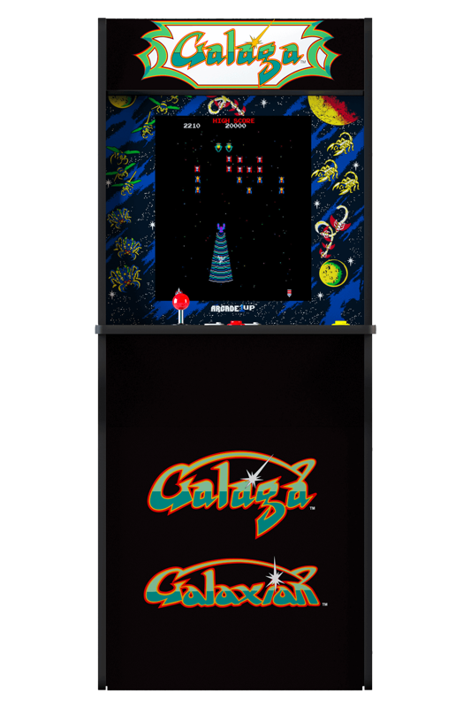 Arcade1Up: Galaga Arcade Cabinet official promotional image - MobyGames