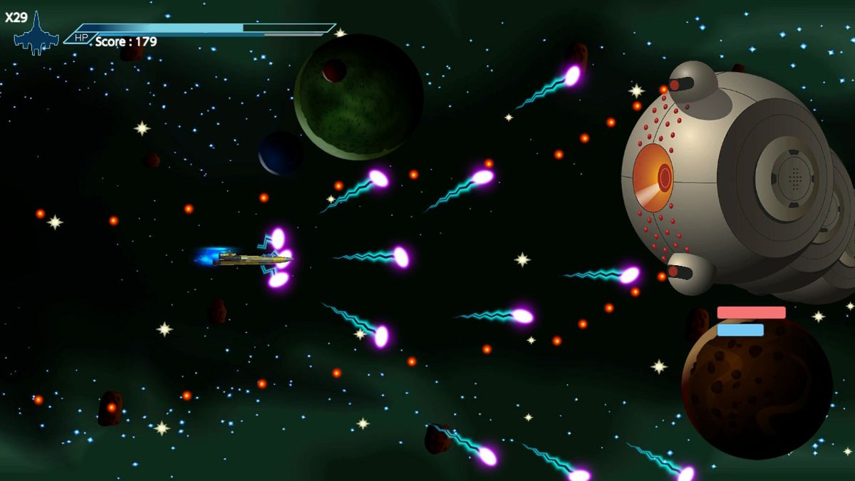 Retro Arcade Shooter: Attack from Pluto Screenshot (Nintendo.com)