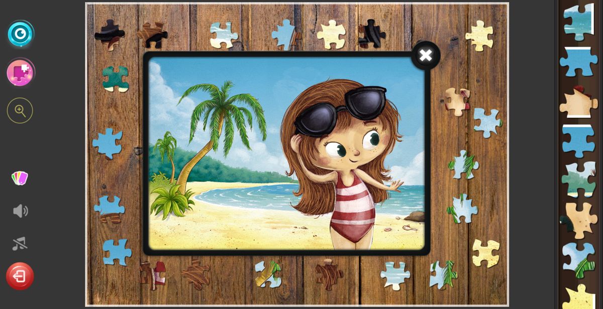 Children's Jigsaw Puzzles: Magic Kindergarten Screenshot (Steam)