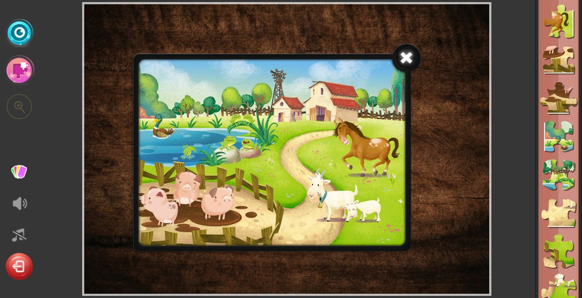 Children's Jigsaw Puzzles: Magic Kindergarten Screenshot (Steam)