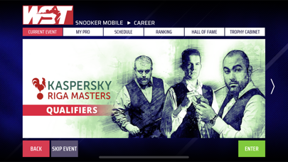 WST Snooker Screenshot (iTunes Store)