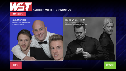 WST Snooker Screenshot (iTunes Store)
