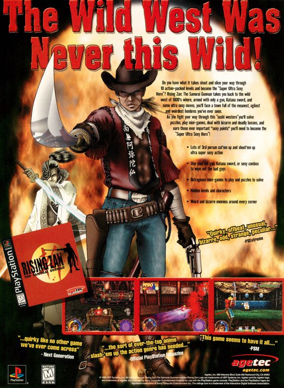 PS RISING ZAN THE SAMURAI GUNMAN ライジングザン ザ サムライ PS RISING ZAN THE SAMURAI GUNMAN ライジングザン ザ サムライ
