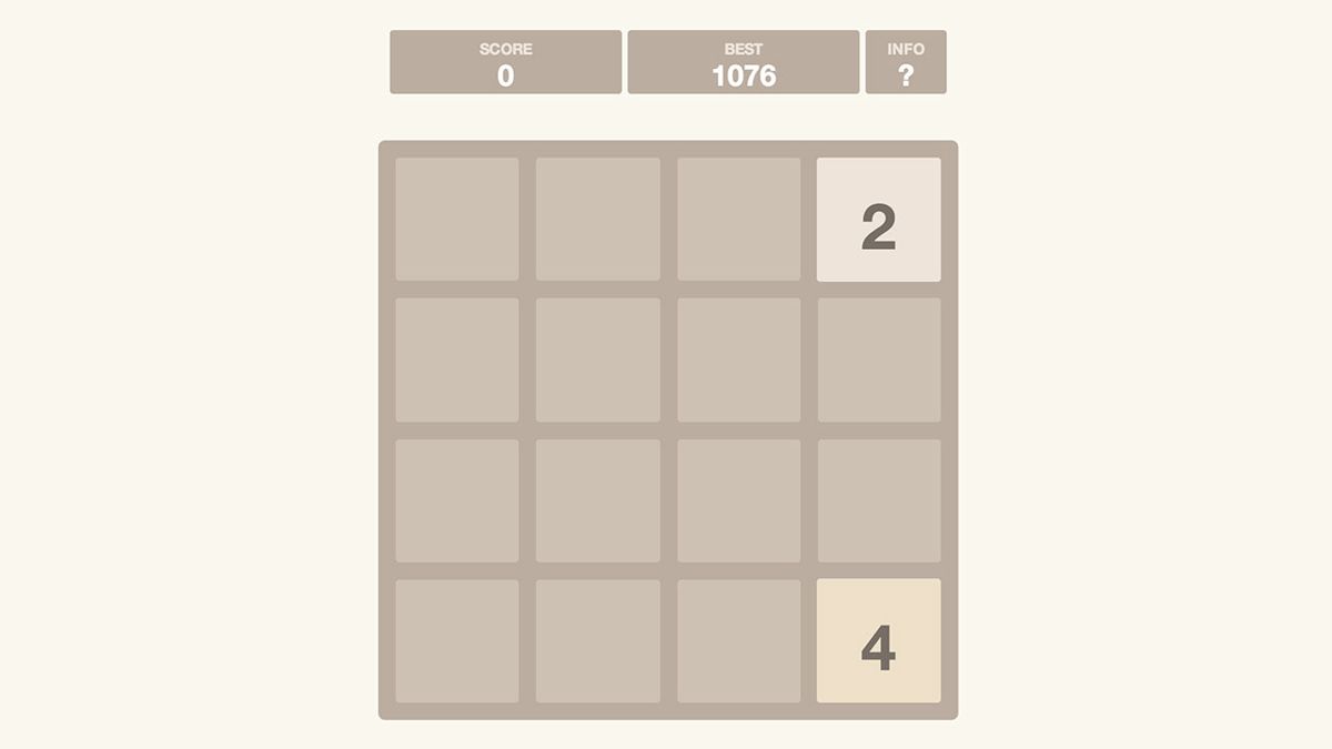 2048 Screenshot (Ouya.tv website)