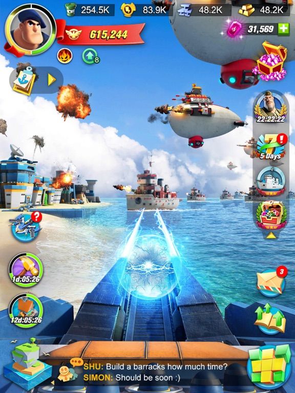 Sea Game: Mega Carrier Screenshot (iTunes Store)