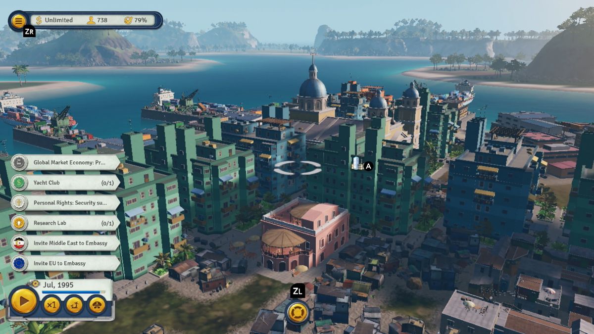 Tropico 6: Nintendo Switch Edition Screenshot (Nintendo.com.au)