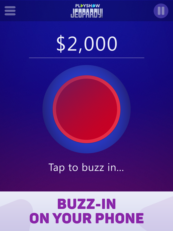 Jeopardy! PlayShow Screenshot (iTunes Store)