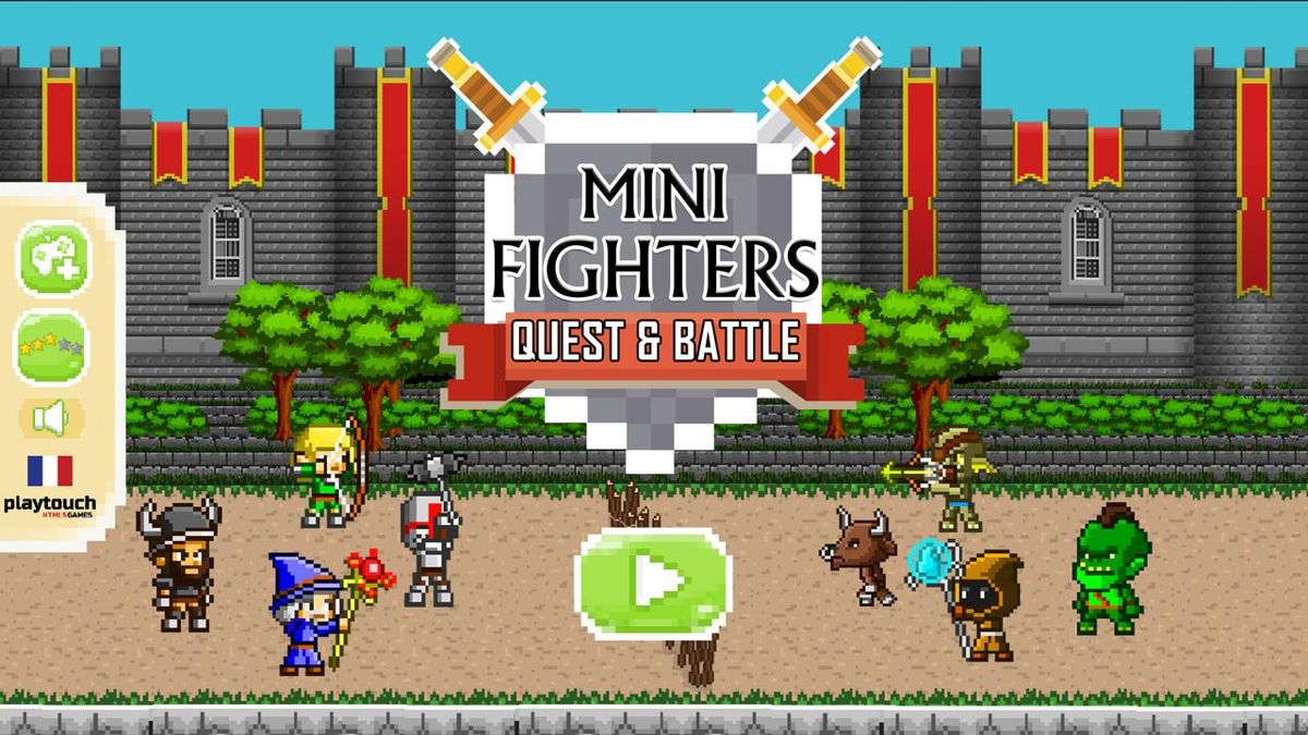 Mini Fighters: Quest & Battle Screenshot (Google Play store)