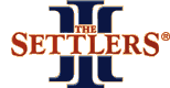 The Settlers III Logo (Official website, 1998): English version