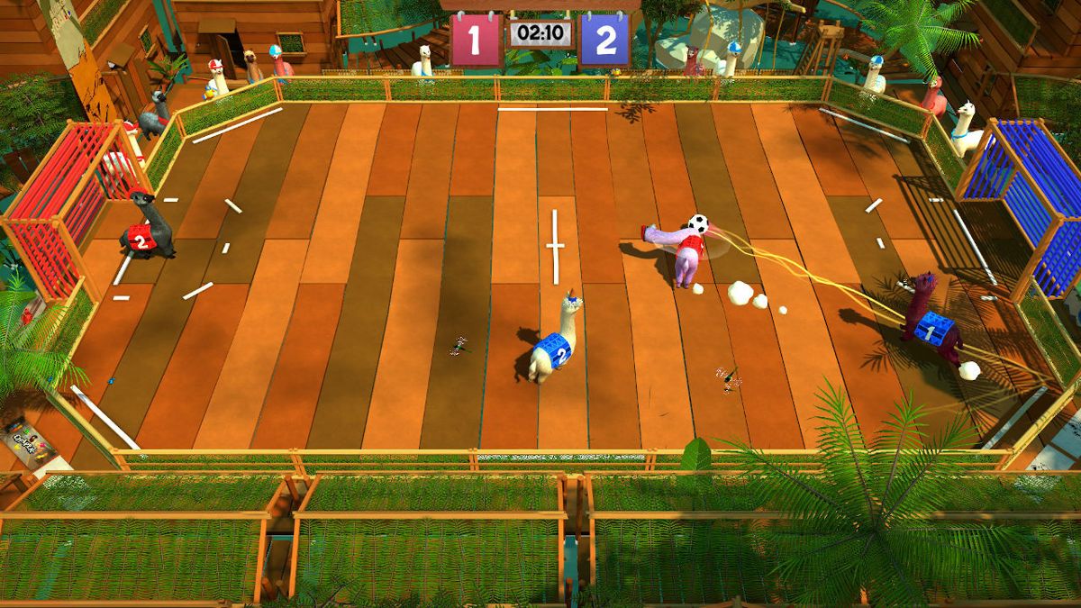 Alpaca Ball: Allstars Screenshot (Nintendo.co.jp)