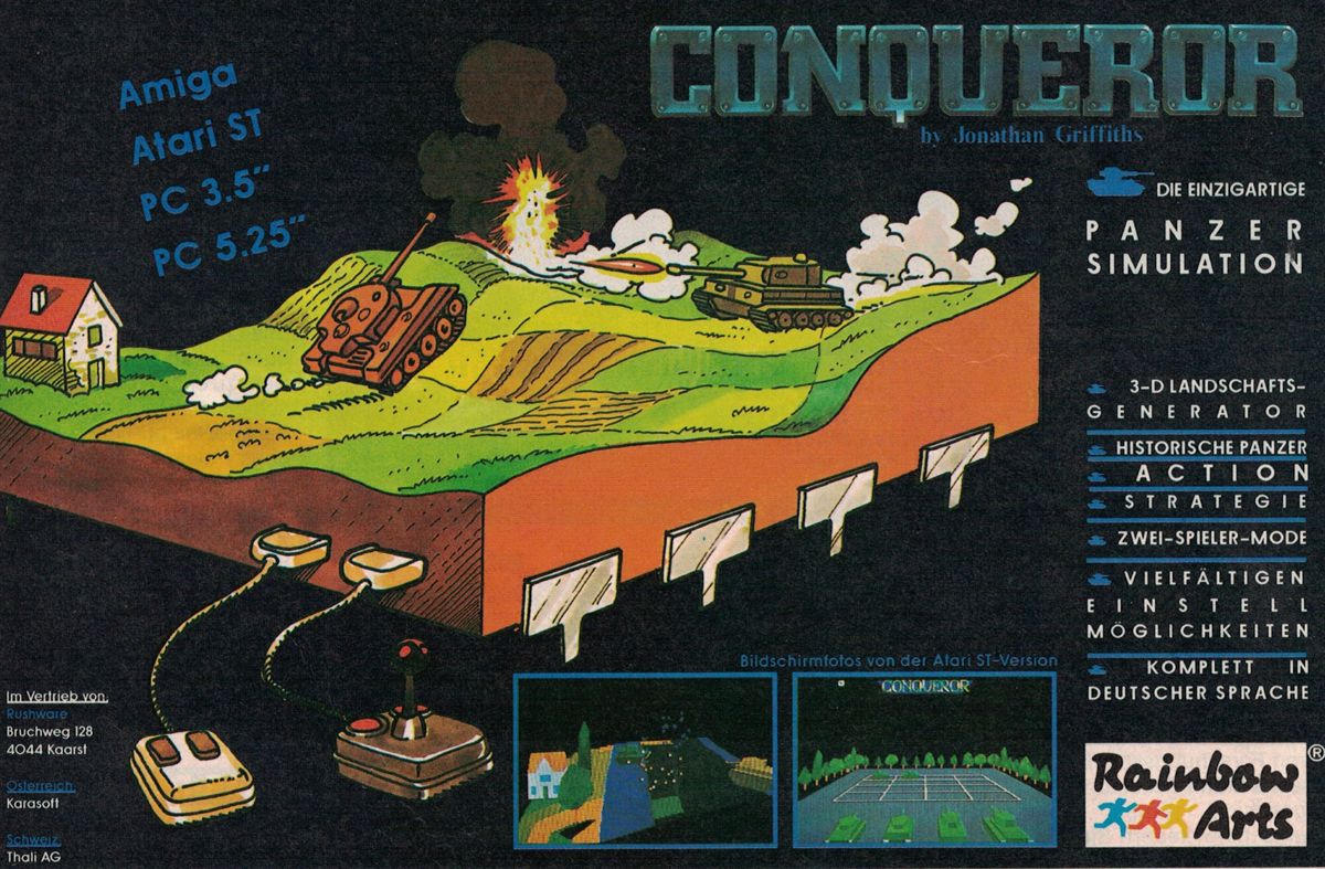 Conqueror Magazine Advertisement (Magazine Advertisements): Power Play (Germany), Issue 3/90