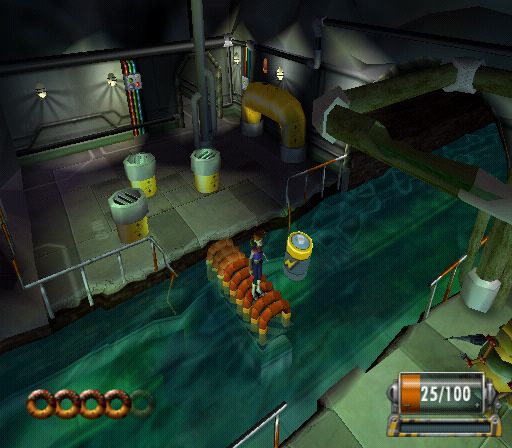 Cubix: Robots for Everyone - Showdown Screenshot (3DO DPK ECTS 2002): Sewer (PS2)