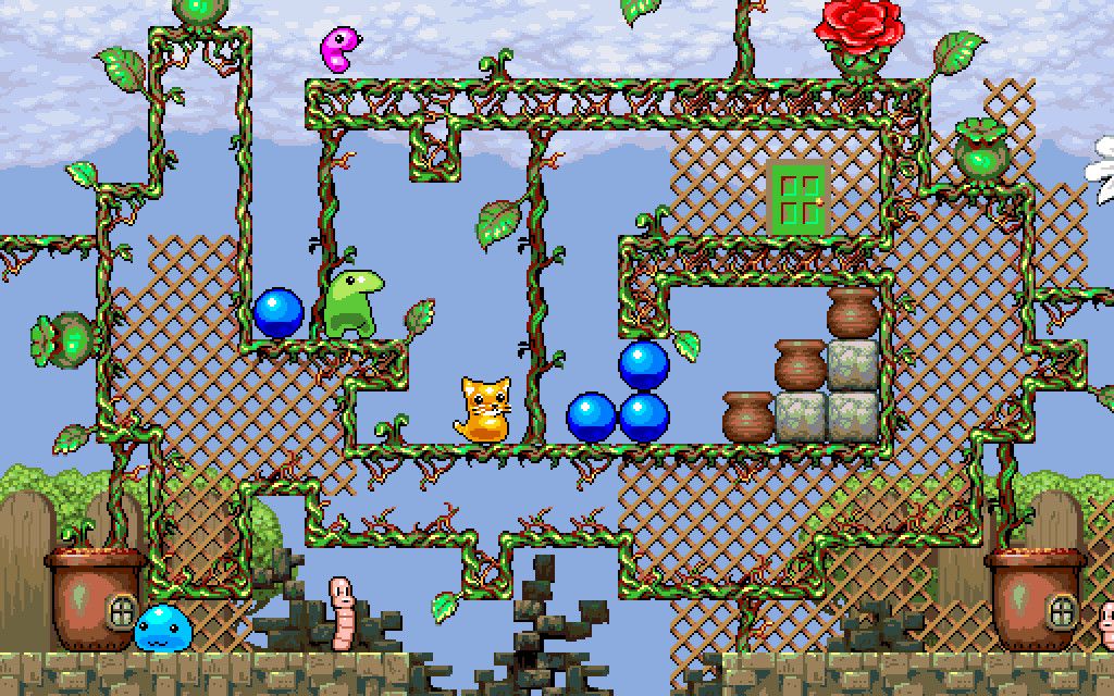 Kitty Kitty Boing Boing: The Happy Adventure in Puzzle Garden! Screenshot (Steam)