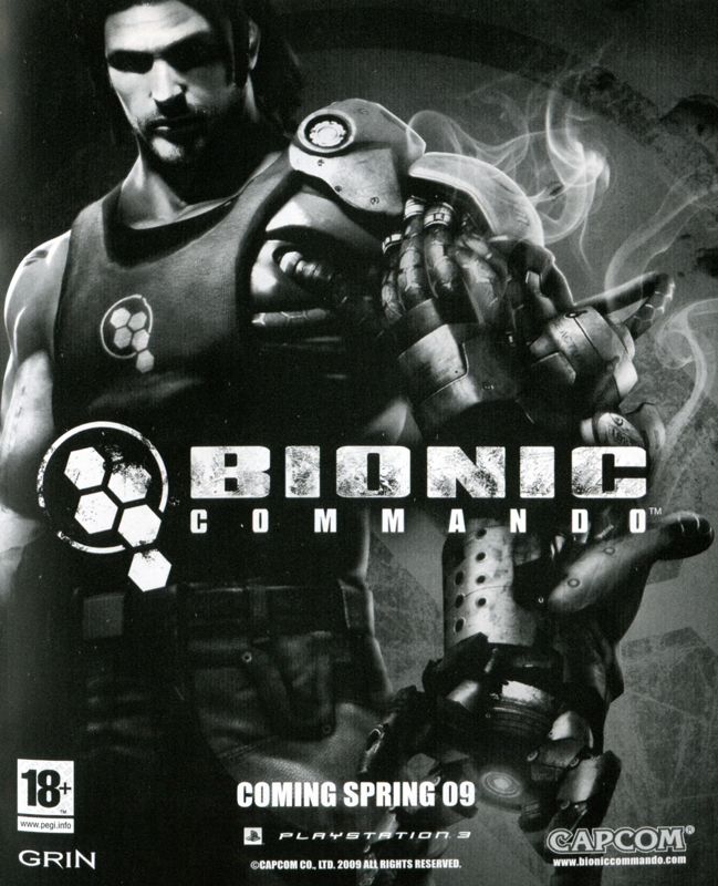Bionic Commando Manual Advertisement (Game Manual Advertisements): Resident Evil 5 (Limited Edition) manual, UK PS3 release