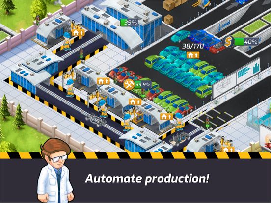 Idle Car Factory Simulator Screenshot (iTunes Store)